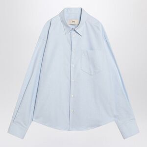 Ami Paris Men's Ami De Coeur Light Blue Shirt